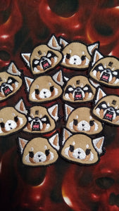 Aggretsuko patch set (inspired by source material)