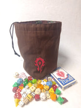 Load image into Gallery viewer, WoW: Horde Dice Bag