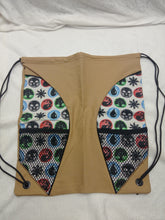 Load image into Gallery viewer, Magic the Gathering drawstring  panel backpack