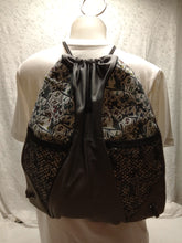 Load image into Gallery viewer, Dice Drawstring Panel Backpack