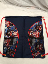 Load image into Gallery viewer, Captain America Drawstring panel Backpack