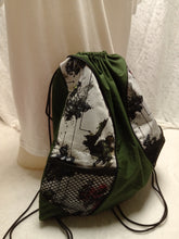 Load image into Gallery viewer, Halo Drawstring panel Backpack