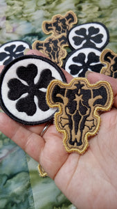 Black Clover patches (inspired by source material)