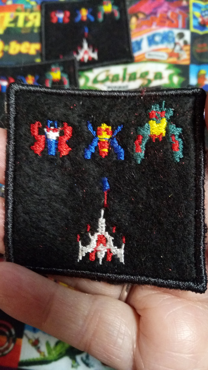 Galaga patch (inspired by source material)