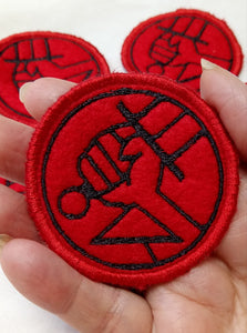 Hellboy patch (inspired by source material)