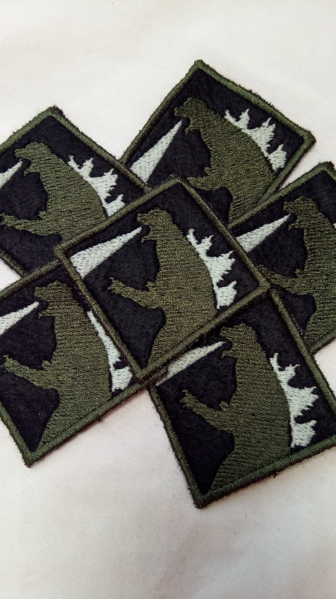 Godzilla patch- glows in the dark (inspired by source material ...