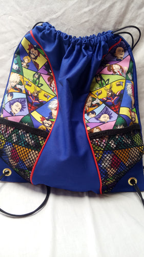 My Hero Academia drawstring backpack (inspired by source material)