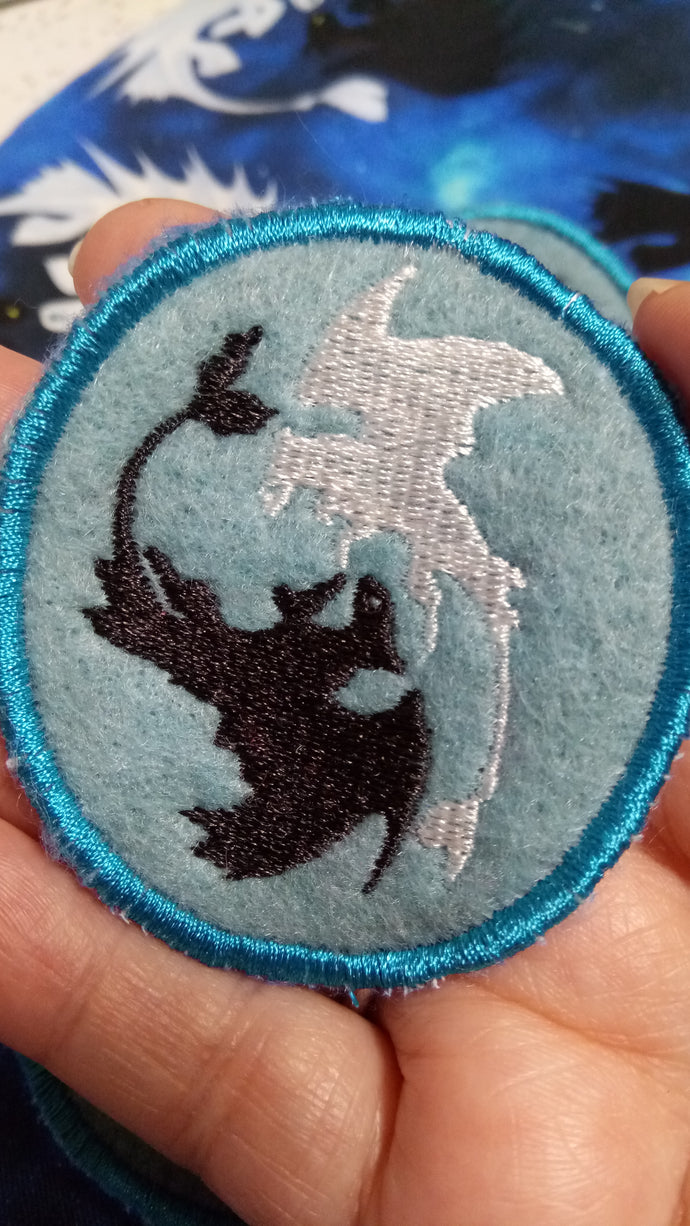 Night and Light Fury patch (inspired by source material (