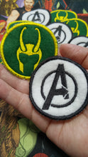 Load image into Gallery viewer, Avengers and Loki patches (inspired by source material)