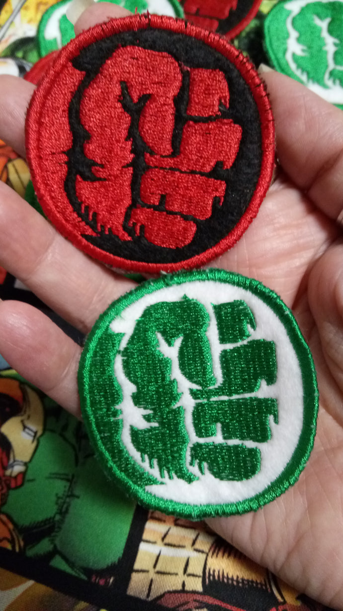 Hulk patches (inspired by source material)