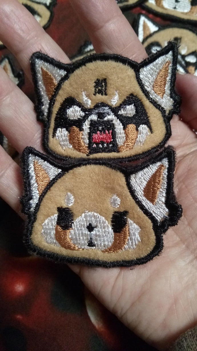 Aggretsuko patch set (inspired by source material)