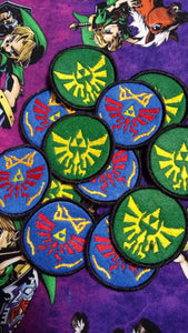LoZ Hyrule warriors and Royal Family Crest patches