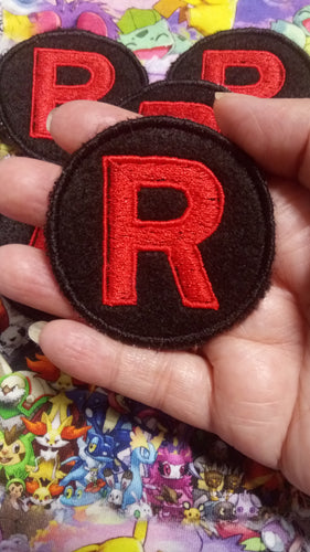 Team Rocket (black) patches (inspired by source material)
