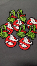 Load image into Gallery viewer, Ghostbusters and Slimer *glows in the dark* patch set