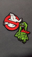 Load image into Gallery viewer, Ghostbusters and Slimer *glows in the dark* patch set