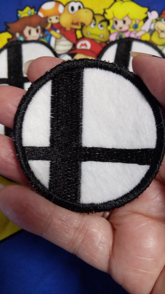 Super Smash Bros patch: Black and White (Inspired by source material)