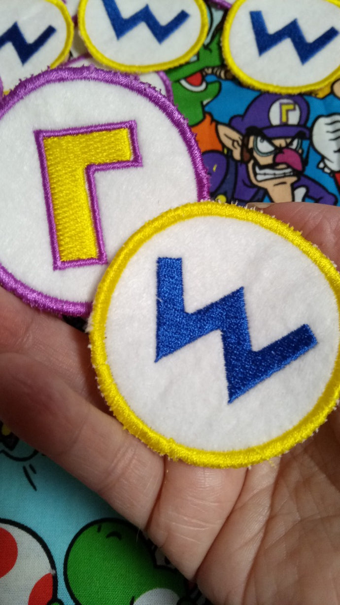 Wario and Waluigi patches (Inspired by source material)