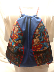 Superman Drawstring panel Backpack