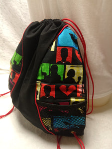 Archer Drawstring panel Backpack