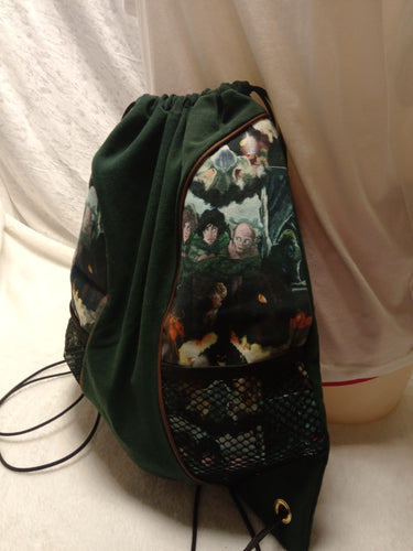 Lord of the Rings Drawstring panel Backpack