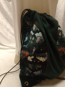 Lord of the Rings Drawstring panel Backpack