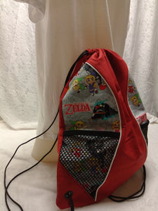 Legend of Zelda Four Swords Drawstring panel Backpack