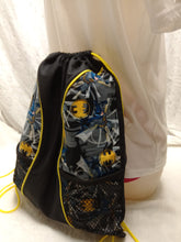 Load image into Gallery viewer, Batman Drawstring panel Backpack