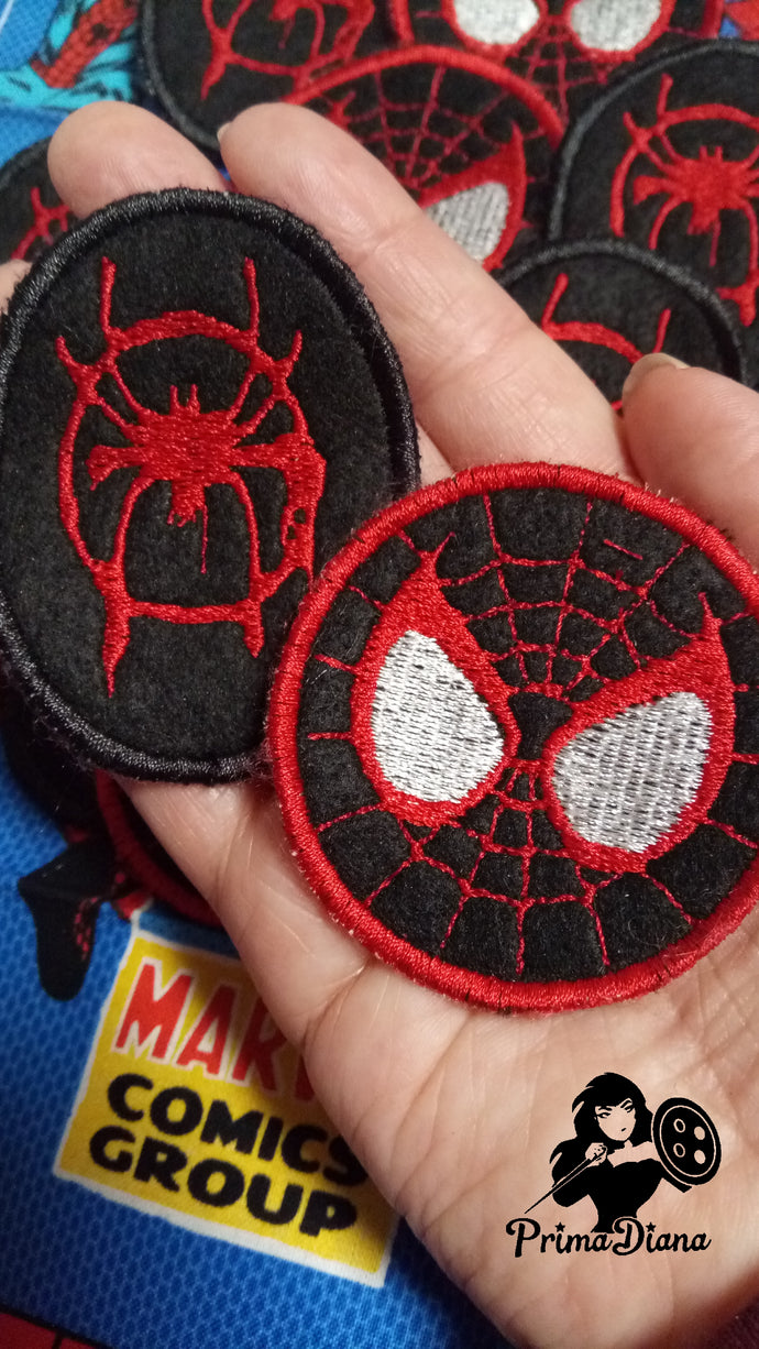 Spiderverse patches (inspired by source material)