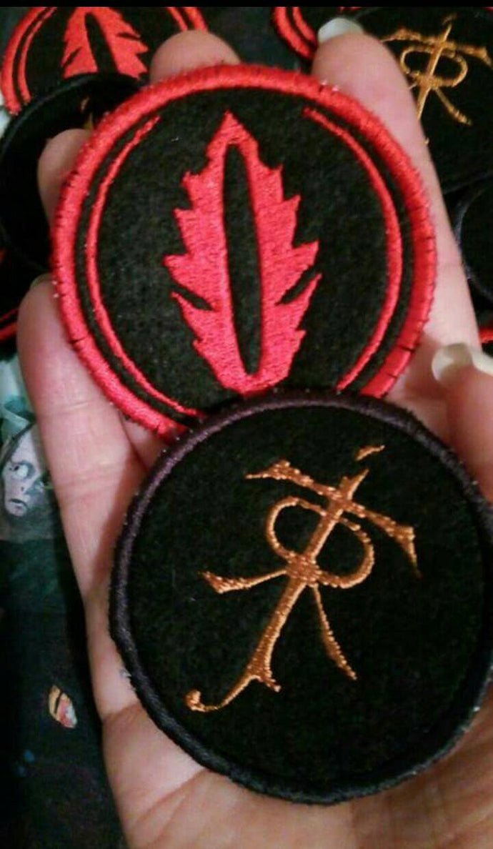 Sign of Sauron Iron-on Patch Application for All Fabrics Lotr 