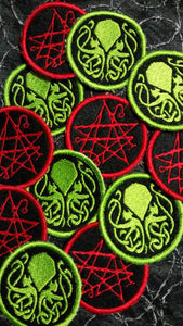 H.P. Lovecraft patches (inspired by source material)