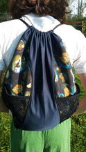 Load image into Gallery viewer, Labyrinth Drawstring panel Backpack