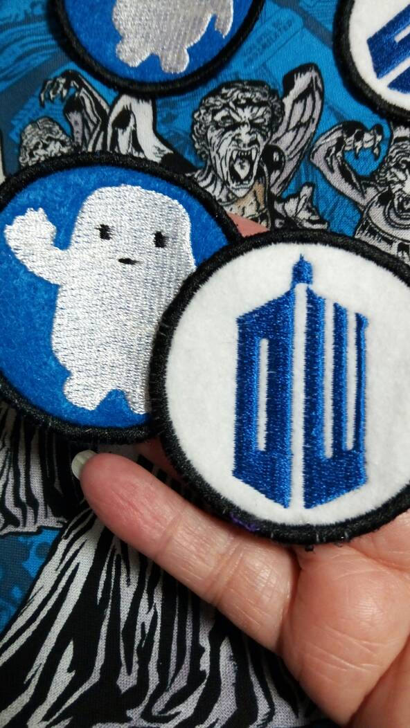 Doctor Who patches (Inspired by source material)